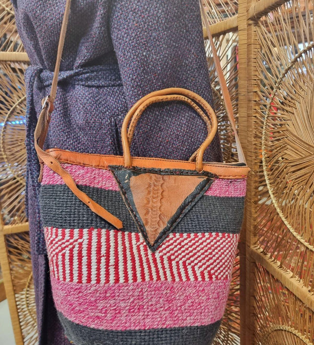 Brand New Wool Woven Shoulder / Hand Bag - Yatva