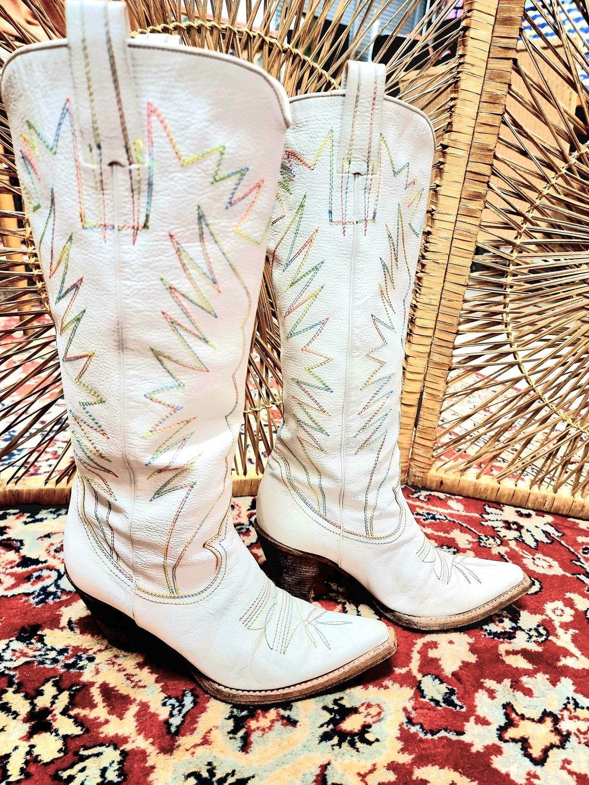 Designer Chloè Cowboy Boots