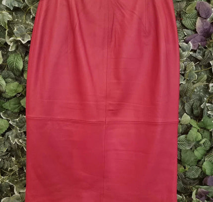 Designer New Rebecca Vallance Leather Skirt - Yatva