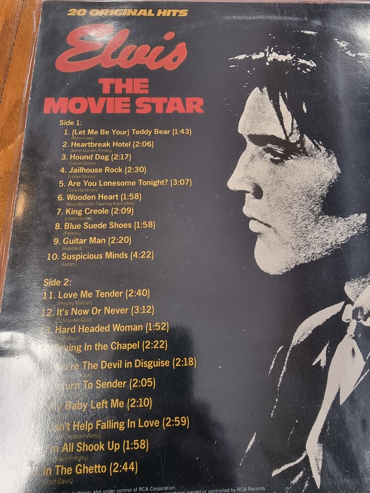Elvis – The Movie star Vinyl Record