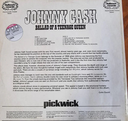 Johnny Cash - Ballad of a Teenage Queen - Yatva