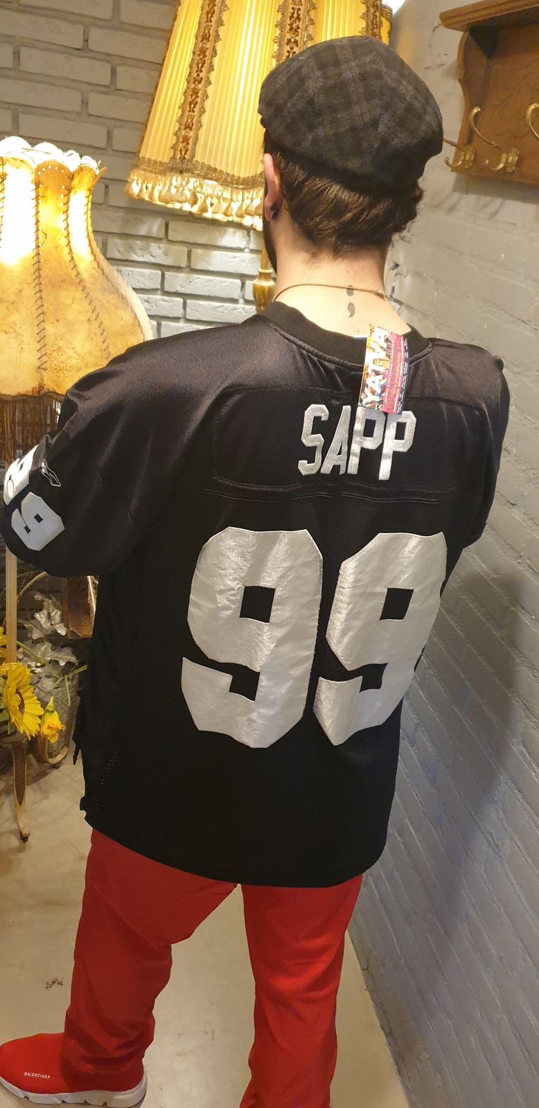 Vintage NFL Warren Sapp Oakland Raiders American Football Top