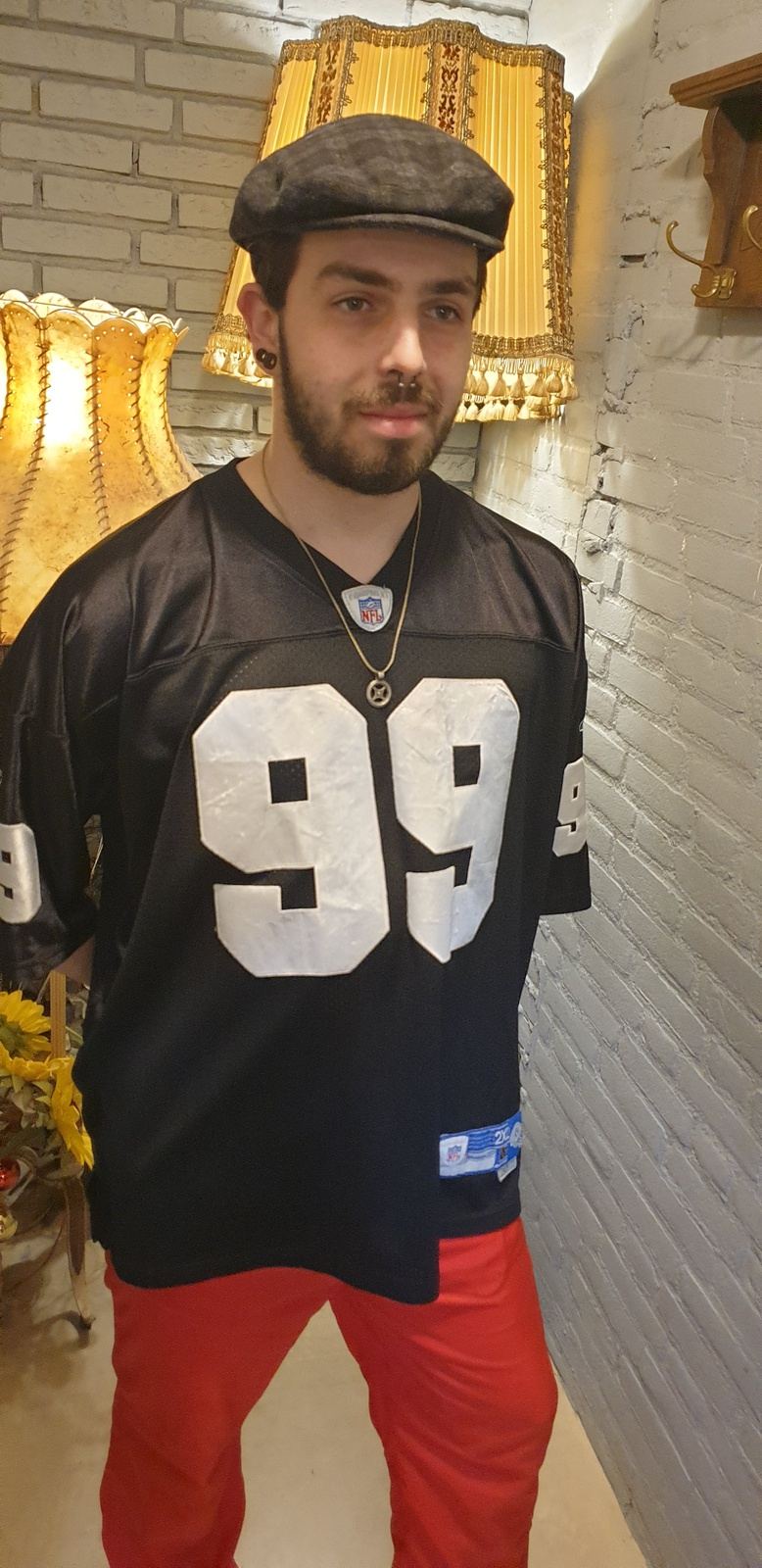 Vintage NFL Warren Sapp Oakland Raiders American Football Top