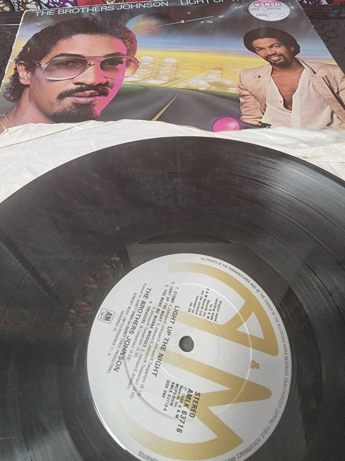 The Brothers Johnson "Light Up The Night" Album LP - 1980