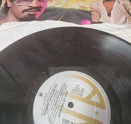 The Brothers Johnson "Light Up The Night" Album LP - 1980 - Yatva