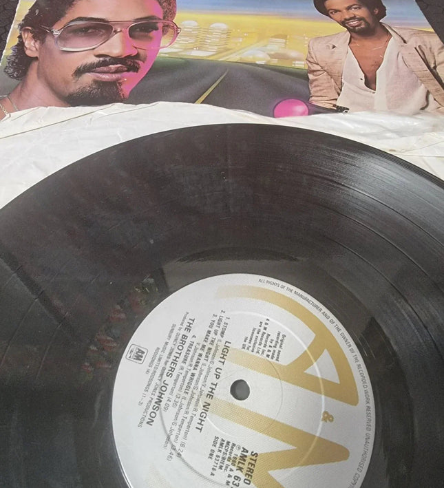 The Brothers Johnson "Light Up The Night" Album LP - 1980 - Yatva
