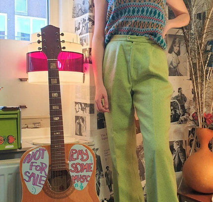 Vintage 1970s Flared Bell bottom Trousers - Yatva