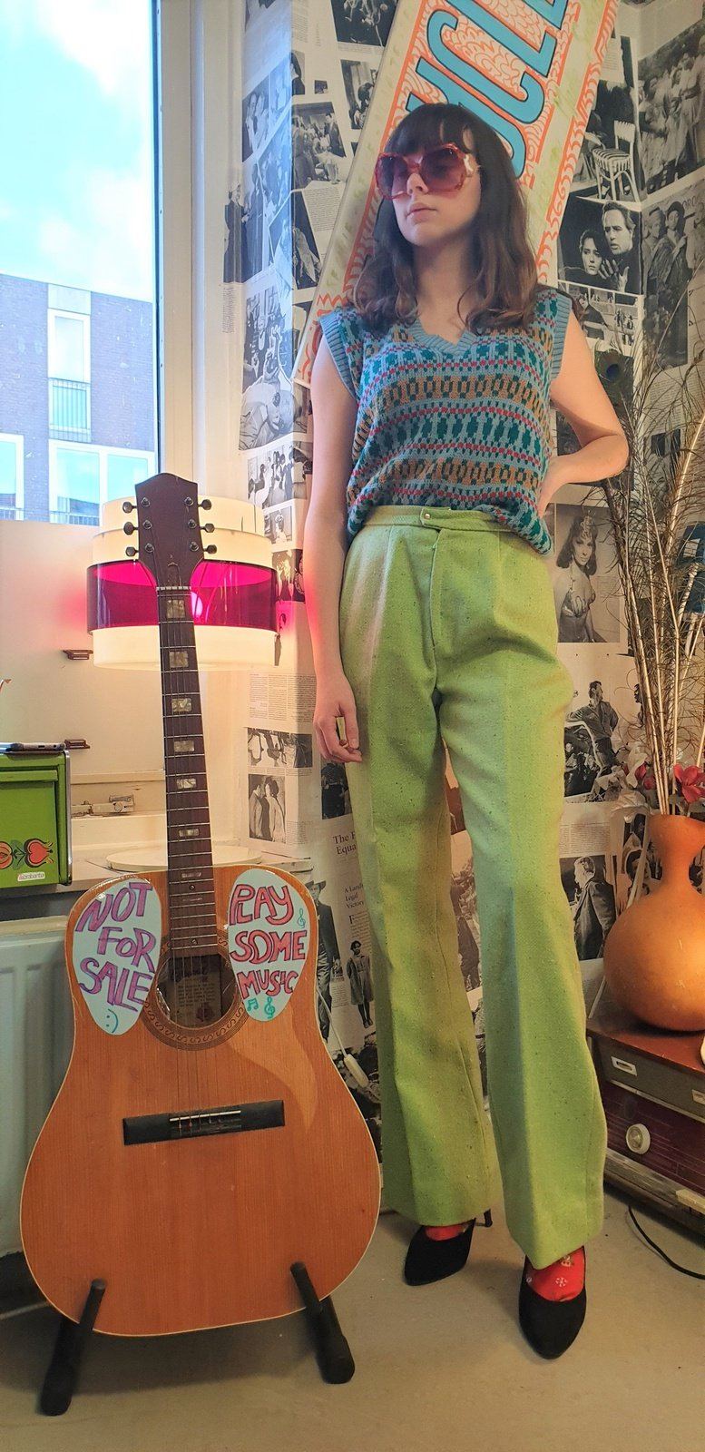 Vintage 1970s Flared Trousers
