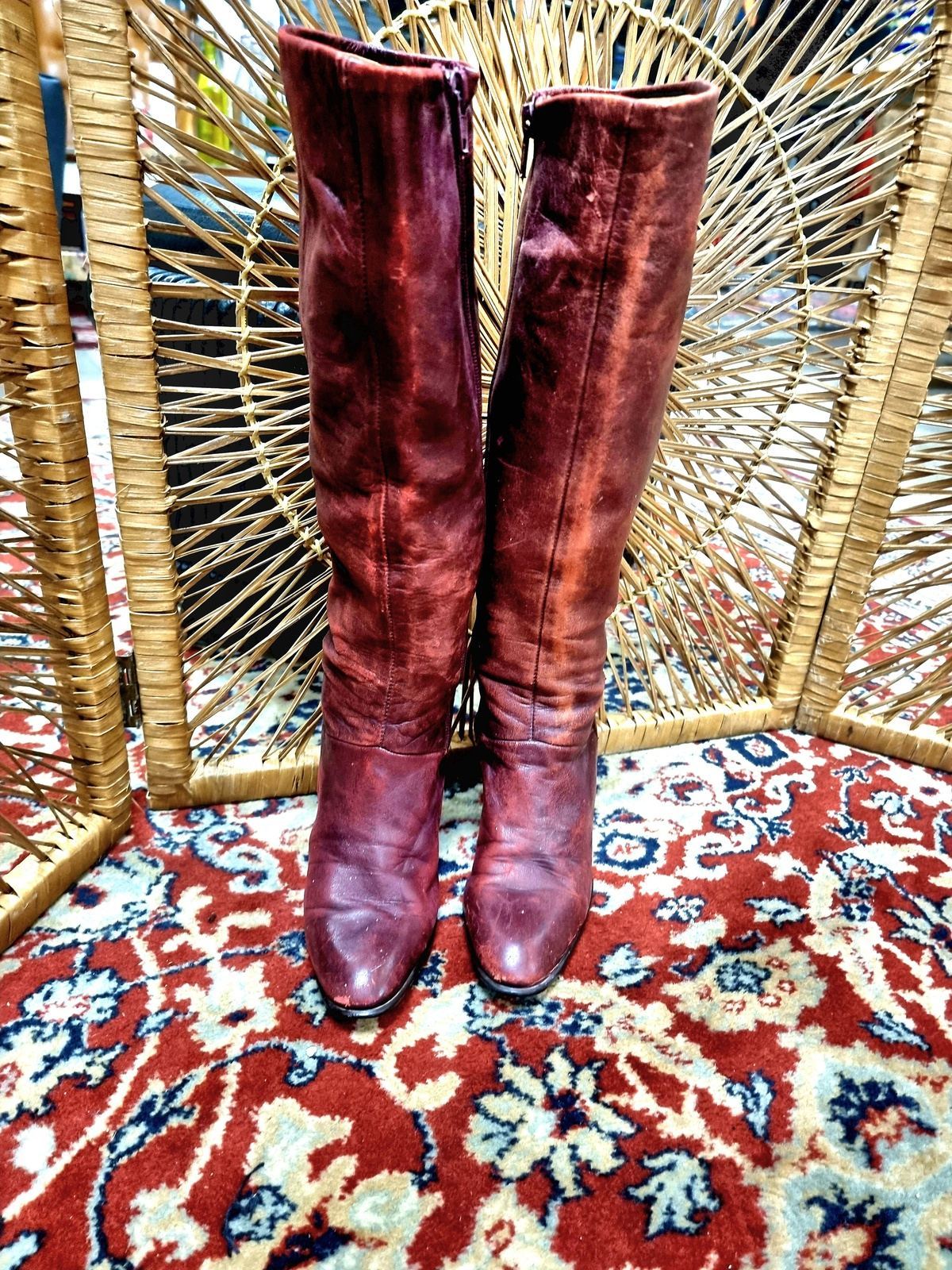 Vintage 1980's Elastomere Boots