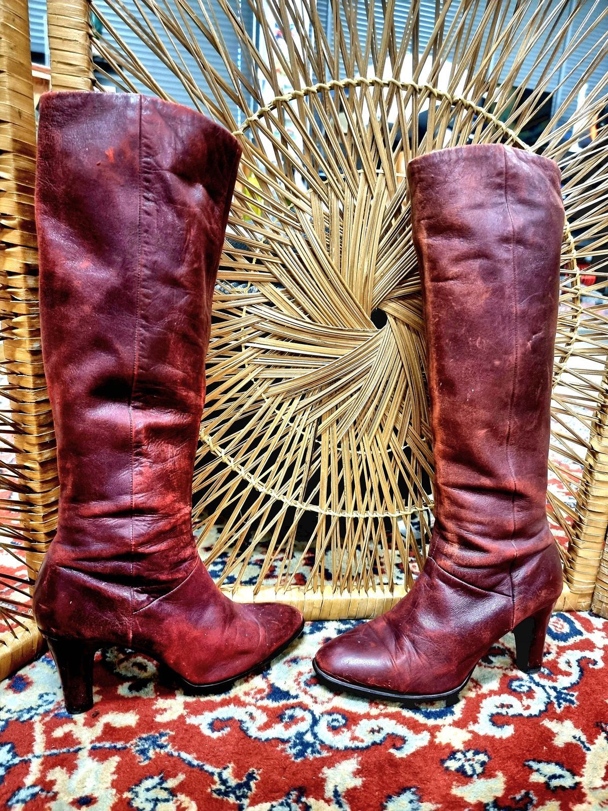 Vintage 1980's Elastomere Boots