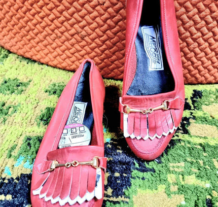 Vintage 1980's Moccasins Shoes - Yatva