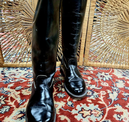 Vintage 50s / 60s Firma Damon Biker Boots - Yatva