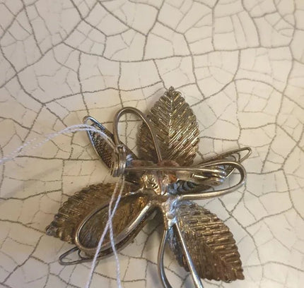 Vintage 50's Flower Brooch - Yatva