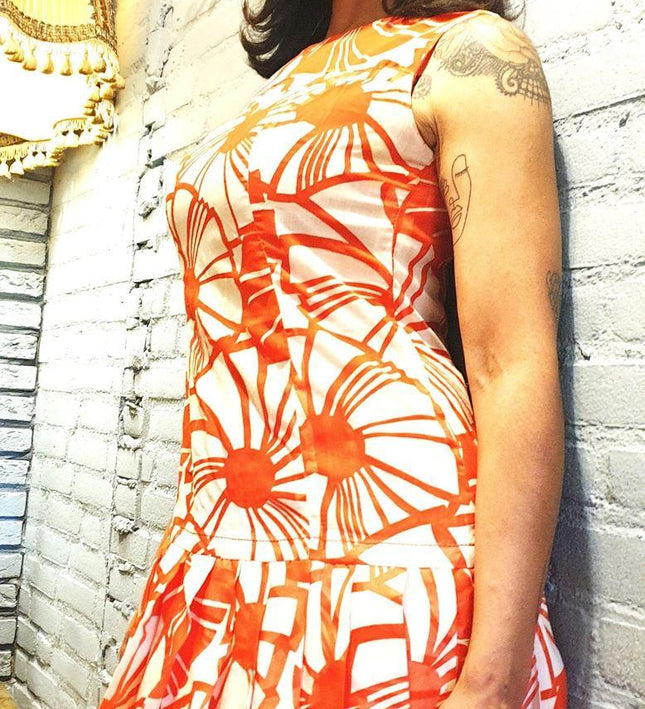 Vintage 60s / 70s Diolen Tunic Dress - Yatva