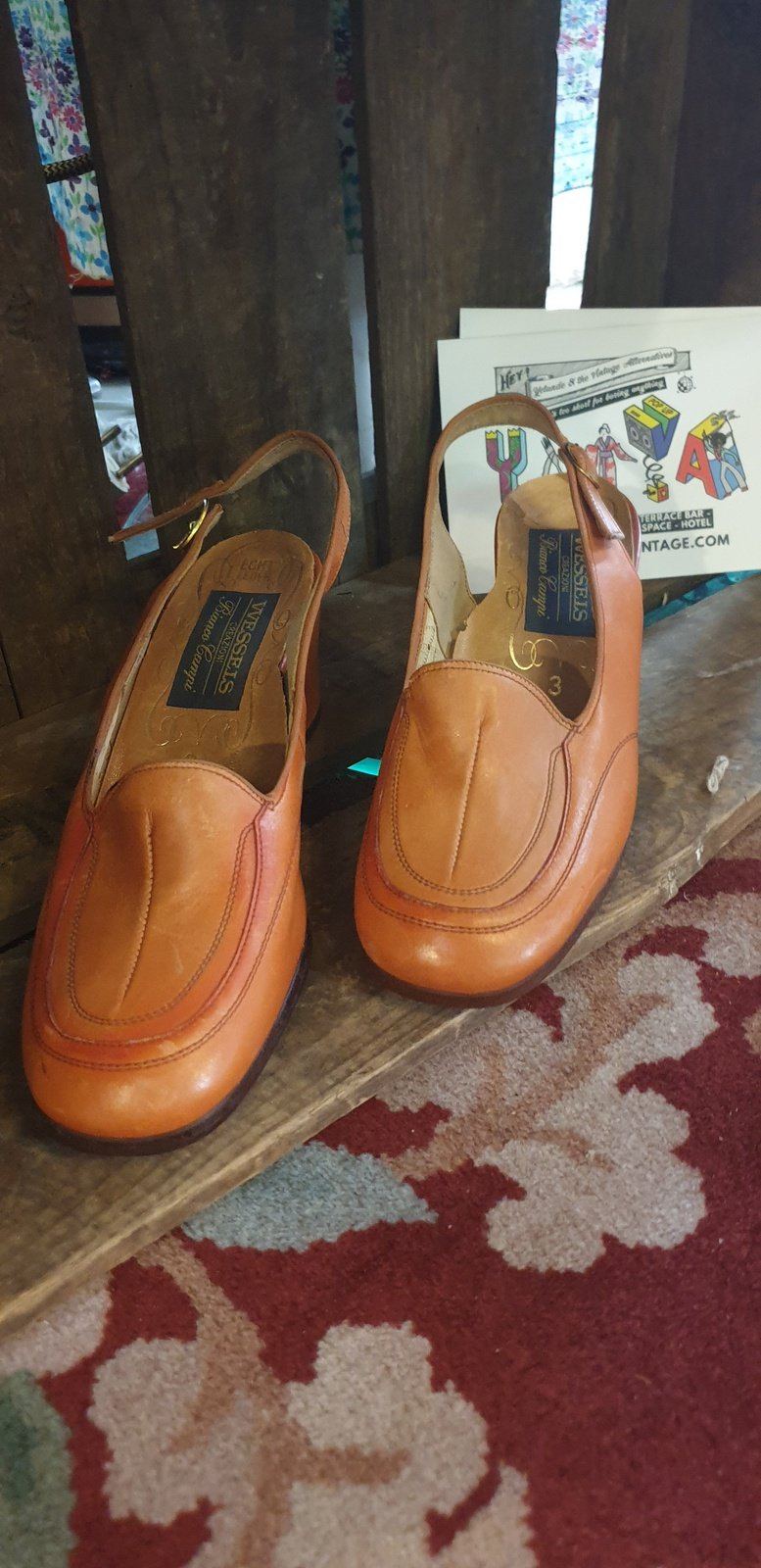 Vintage 60´s Slingback Shoes by Wessels Creazioni