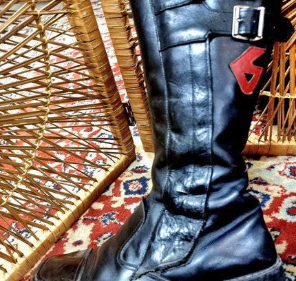 Vintage 70s / 80s Biker Boots - Yatva