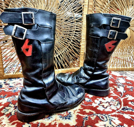 Vintage 70s / 80s Biker Boots - Yatva