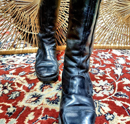 Vintage 70s / 80s Biker Boots - Yatva