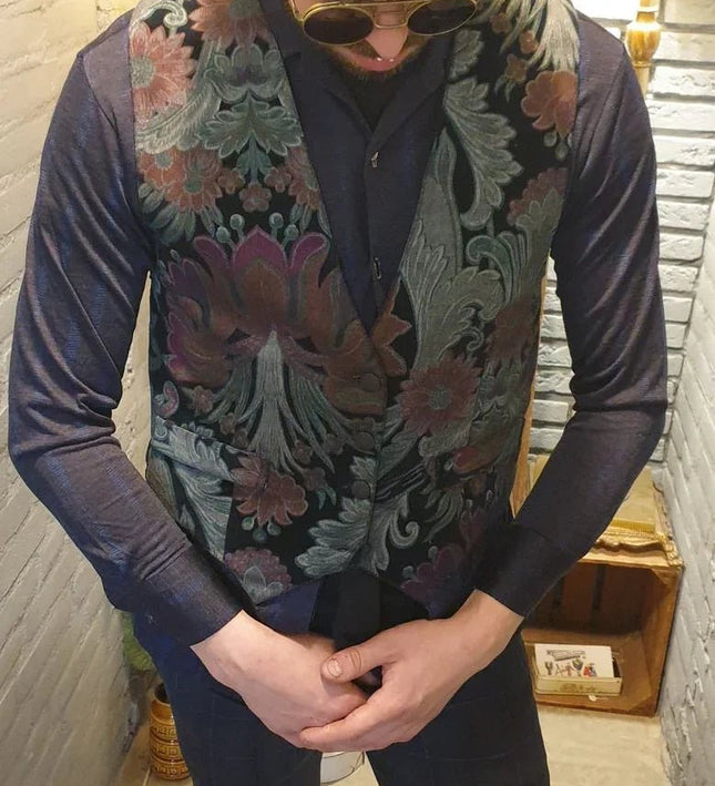 Vintage 70s / 80s Gilet Waist Coat - Yatva