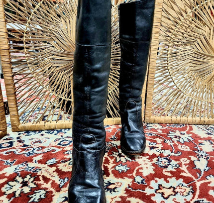 Vintage 70s \ 80s Leather Boots - Yatva