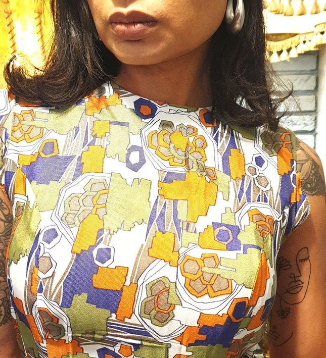 Vintage 70s /80s Widamo Dress - Yatva