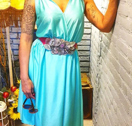 Vintage 70's Blouson Dress - Yatva