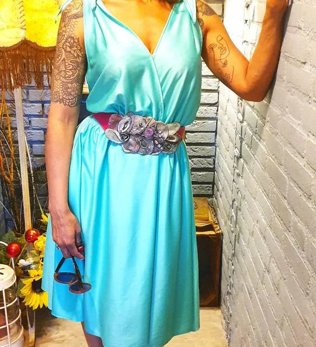 Vintage 70's Blouson Dress - Yatva