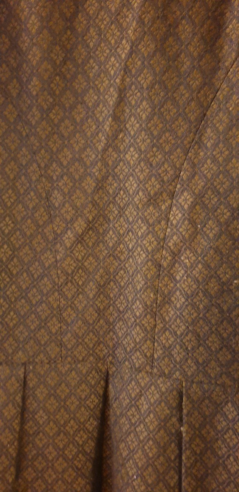 Vintage 70s Drindl Trachter Pinafore Maxi Dress