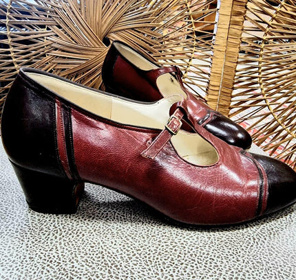 Vintage 70s Hassia Sana Mary Jane Shoes - Yatva