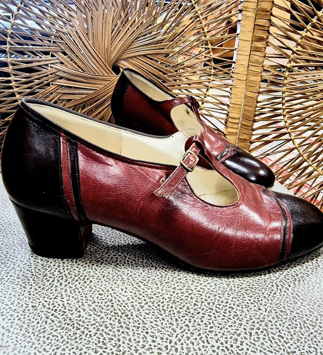 Vintage 70s Hassia Sana Mary Jane Shoes - Yatva