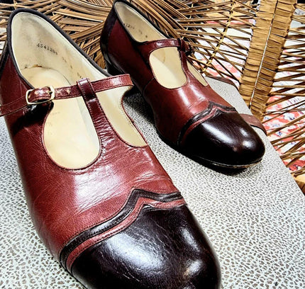 Vintage 70s Hassia Sana Mary Jane Shoes - Yatva