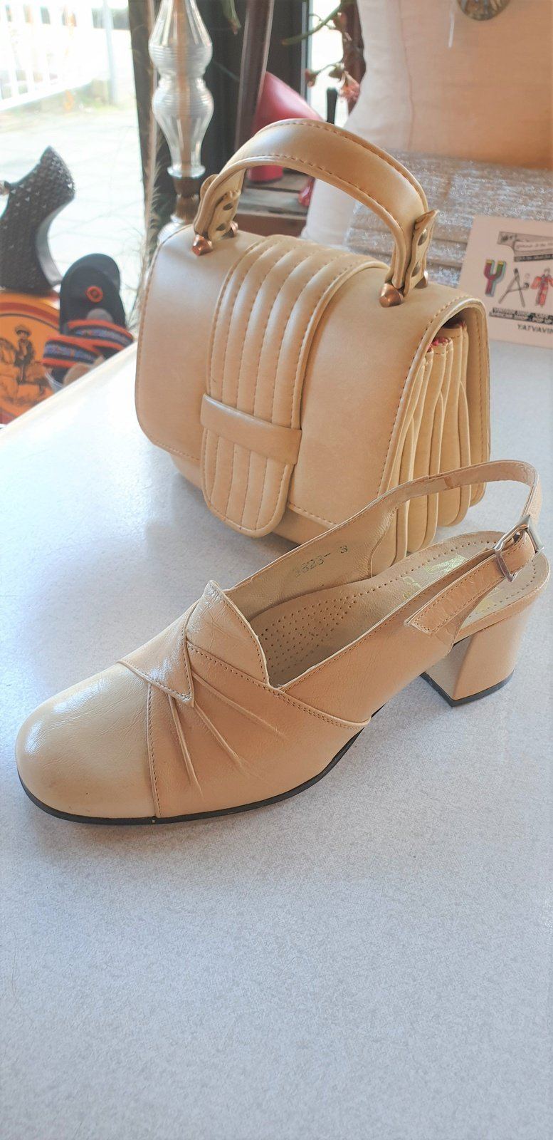 Vintage 70s Mella Slingback Shoes