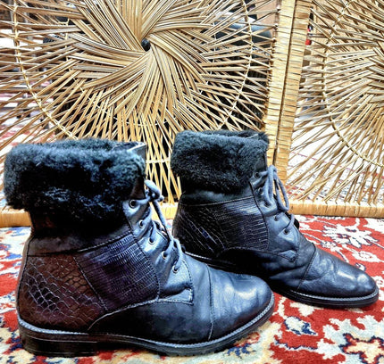 Vintage 80's 5th Avenue Ankle Boots - Yatva
