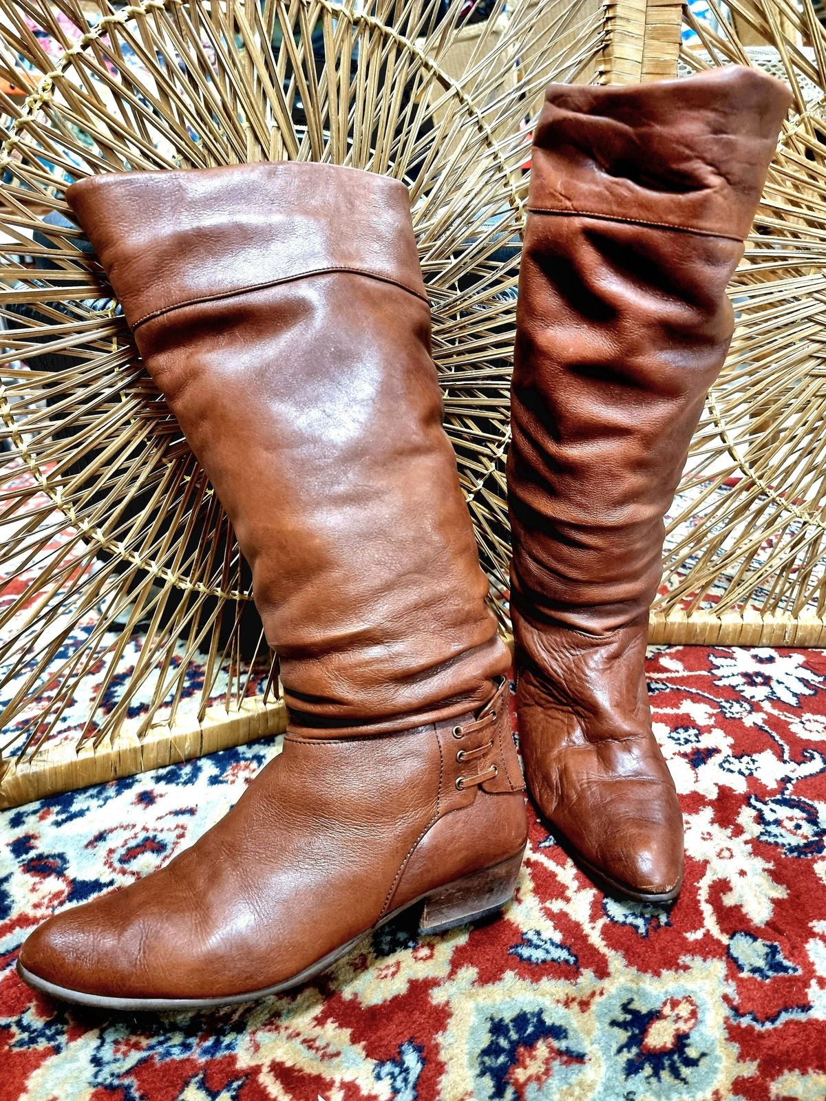 80s knee high online boots