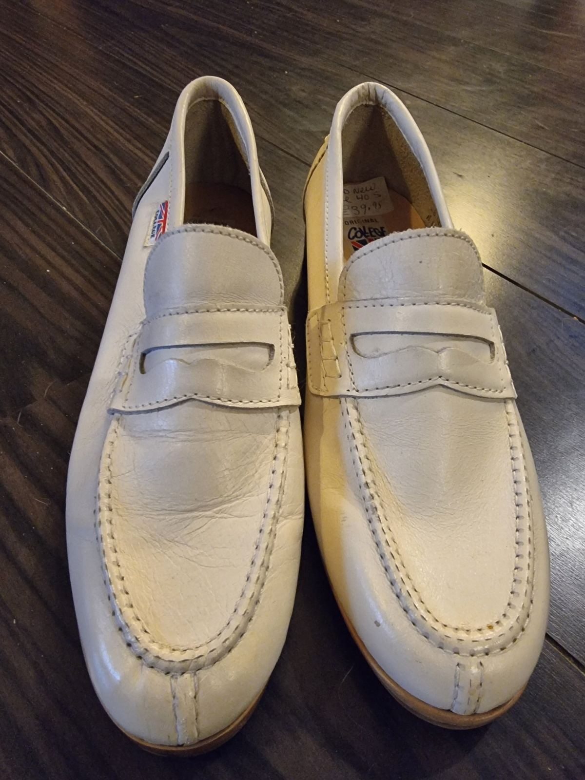 Vintage 80´s College Slip on Shoes