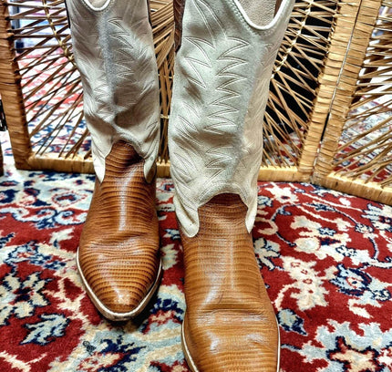 Vintage 80's Cowboy Boots - Yatva
