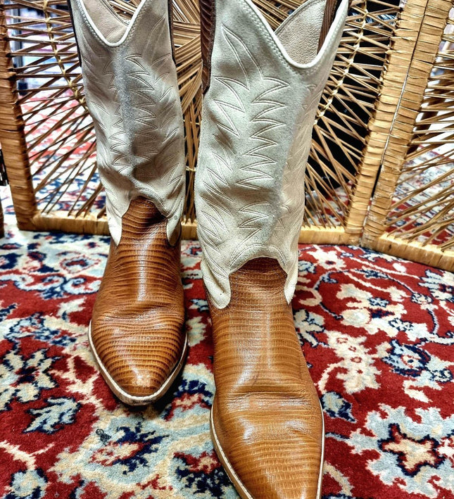 Vintage 80's Cowboy Boots - Yatva