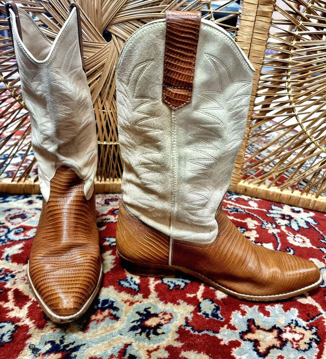 Vintage 80's Cowboy Boots - Yatva