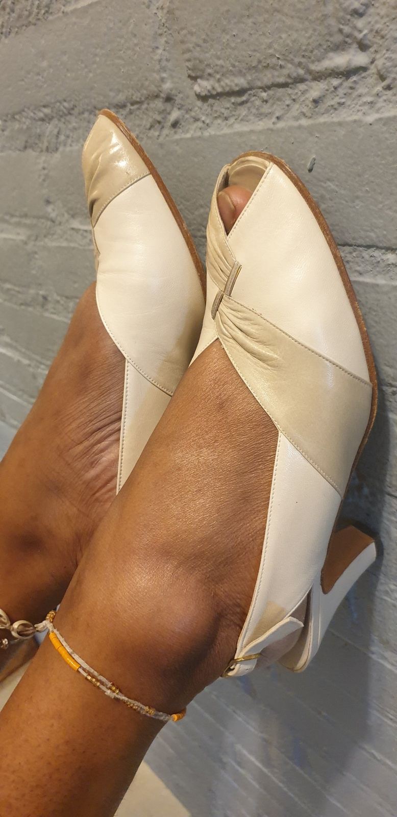 Vintage 80´s Creazion Attica Sling Back Shoes