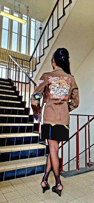 Vintage 80's Customised Jacket - Yatva