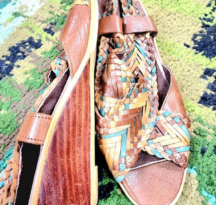 Vintage 80's Flings Casual Wedges Shoes - Yatva