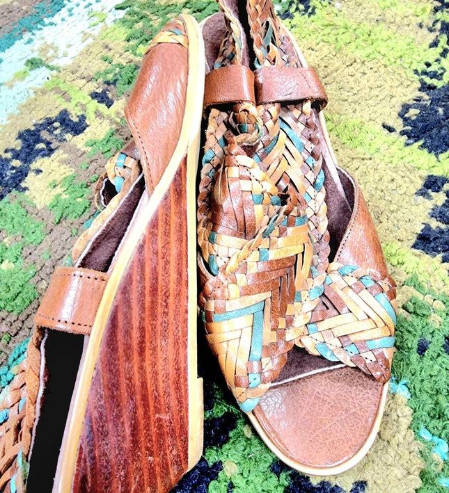 Vintage 80's Flings Casual Wedges Shoes - Yatva