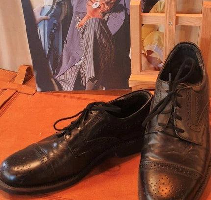 Vintage 80s Freelander Brogue Shoes - Yatva