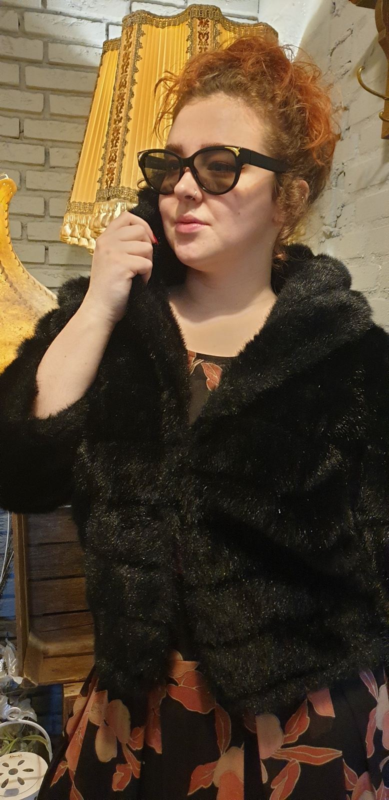 Vintage 80´s Fun Furs Coat