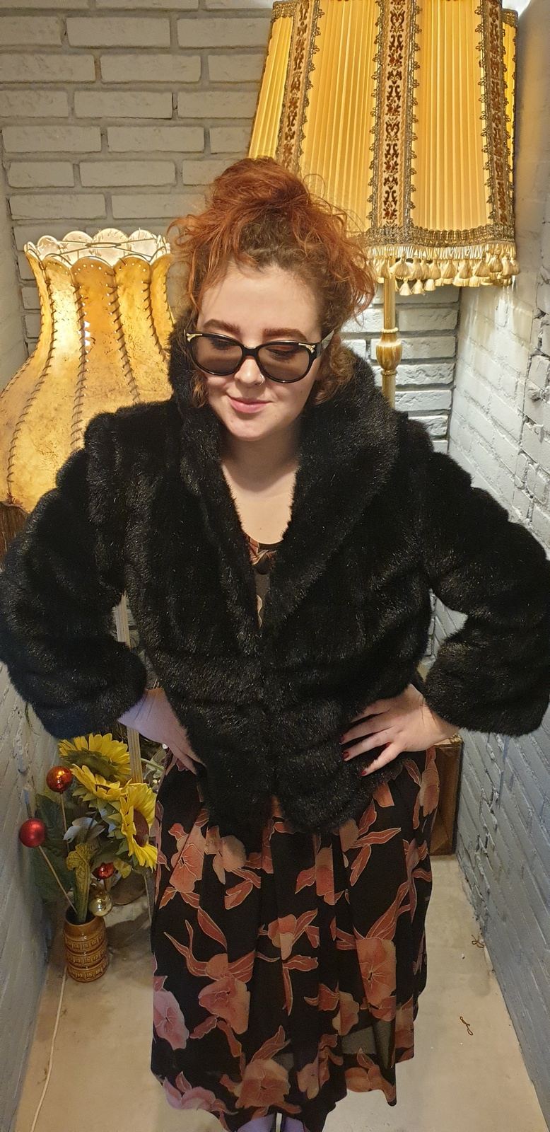 Vintage 80´s Fun Furs Coat