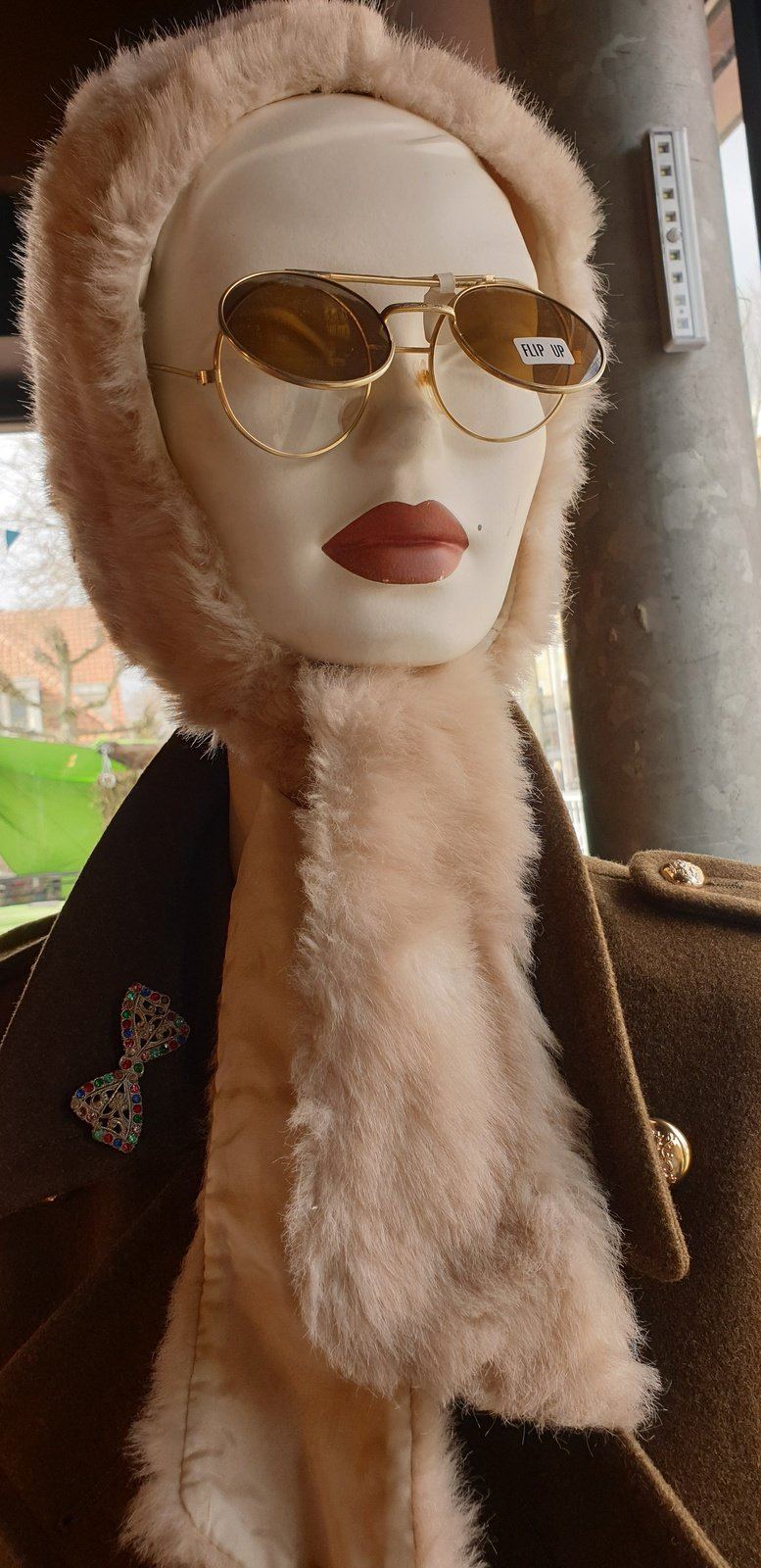Vintage 80s Fur Hat