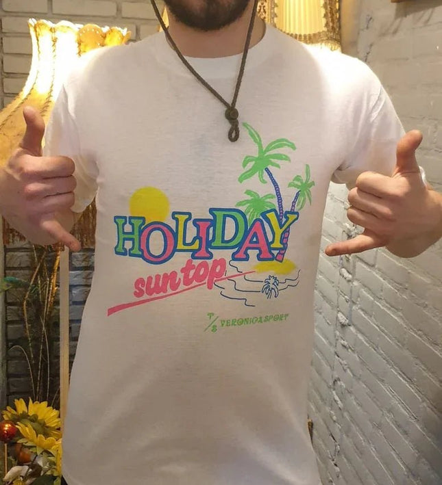 Vintage 80´s Holiday T-shirt - Yatva
