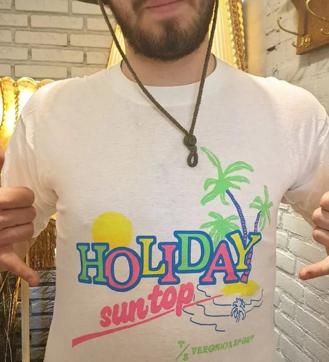 Vintage 80´s Holiday T-shirt - Yatva