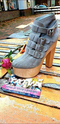 Vintage 80´s Laurence decade Paris Platform Ankle Boots - Yatva