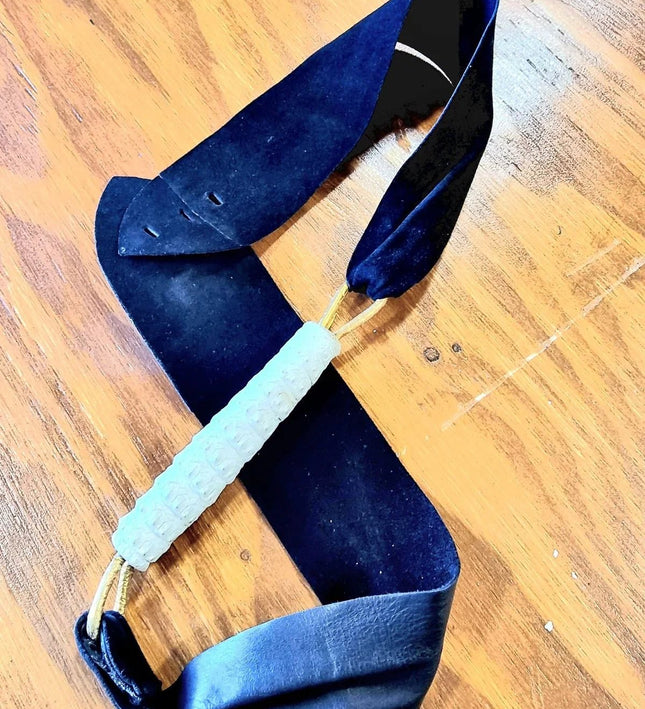 Vintage 80's Leather Suede Belt - Yatva